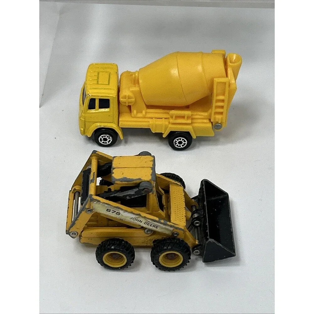 Vtg Matchbox Construction Ranec Lot Tree Lugger Road Scraper Excavator